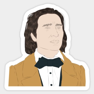 Franz Liszt - Portrait Sticker